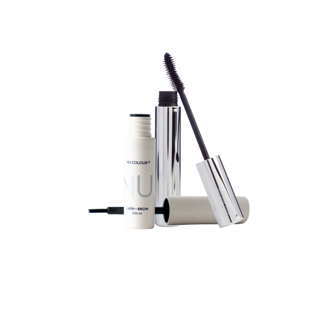 Nu Colour® Lash + Brow Serum and Curl & Lash Mascara Bundle