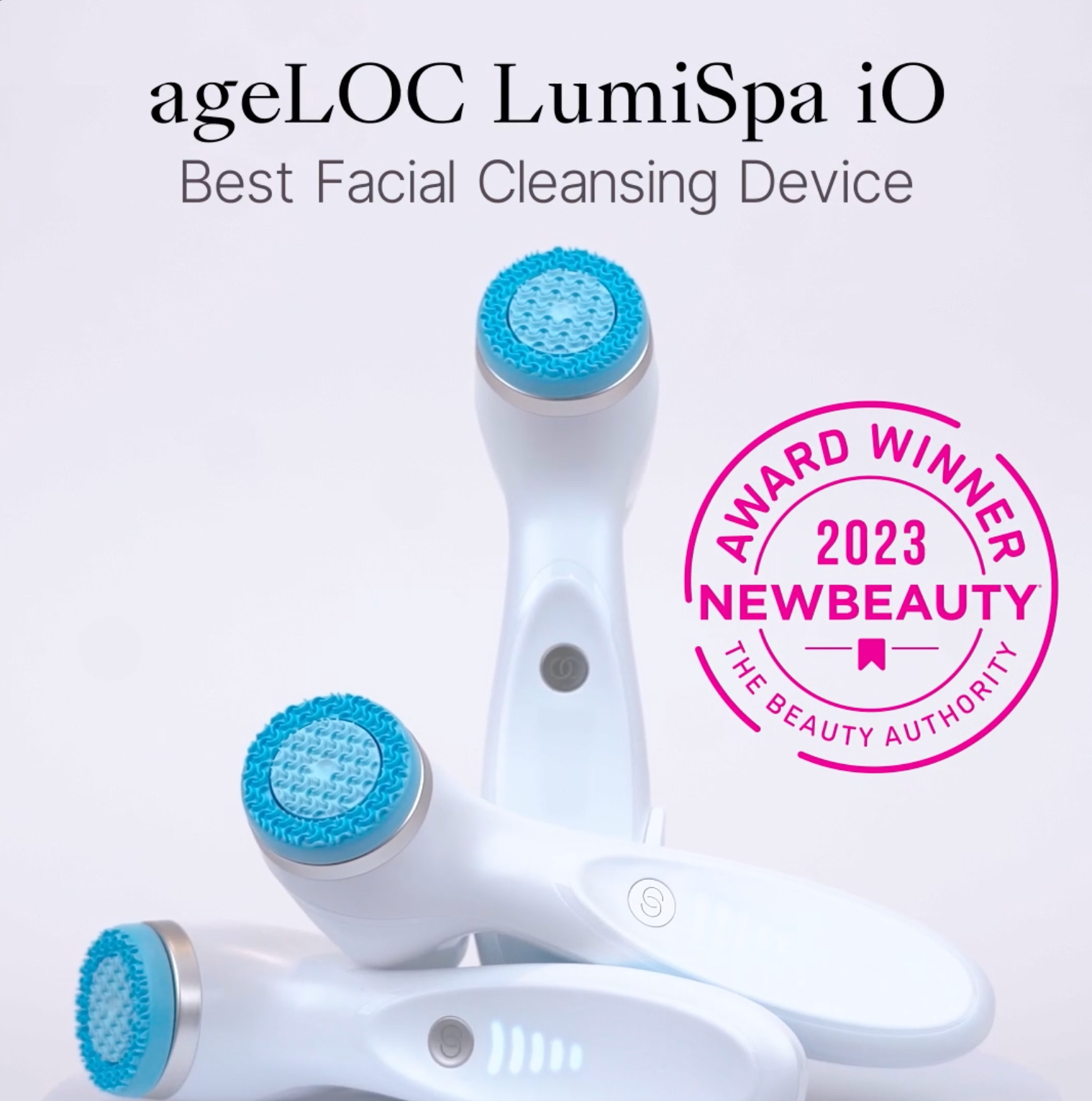 ageLOC Rose Gold LumiSpa® iO + Cleanser