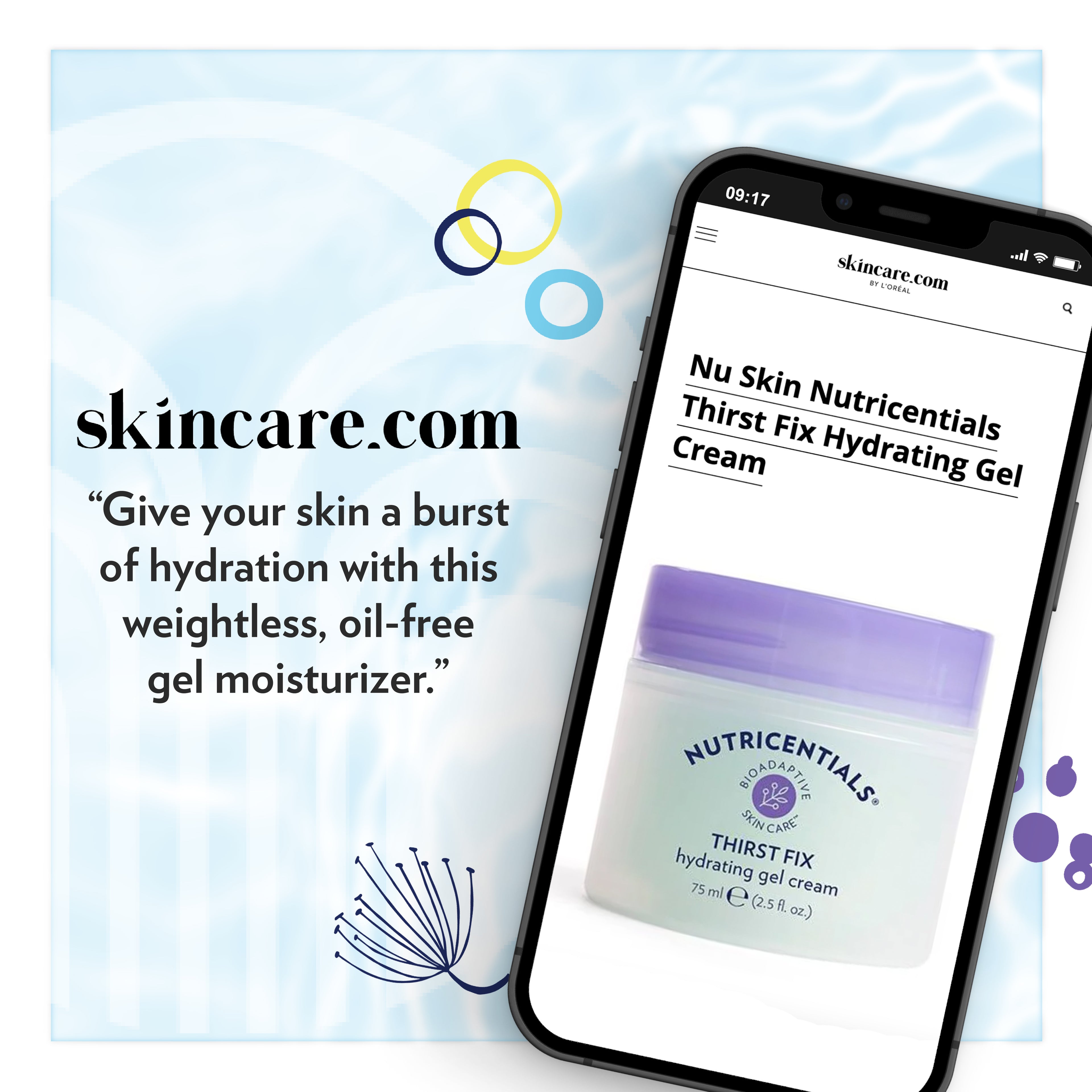 Nutricentials® Bioadaptive Skin Care™ Thirst Fix Hydrating Gel Cream